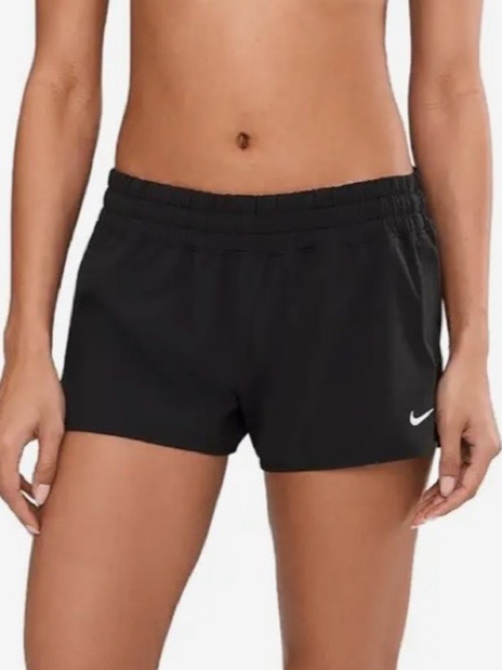 Nike New Swim Breaker Women's Volley Cover-Up Short in Black Size M NWT
